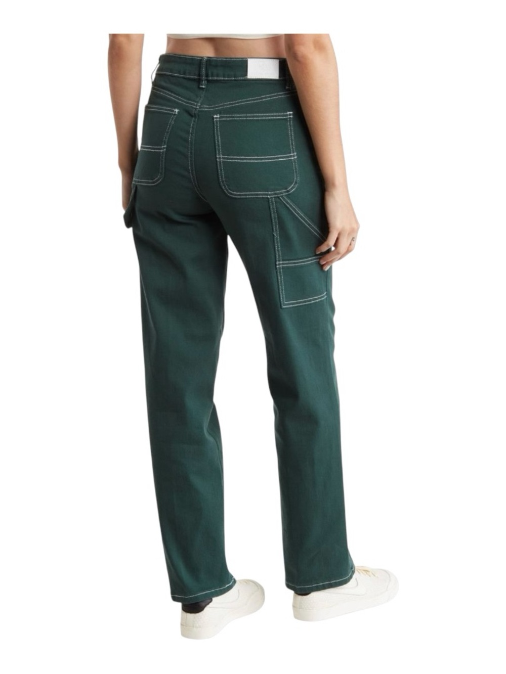 Flying Angel Women’s Green Size 29 Carpenter Jeans Y2K Contrast Stitching